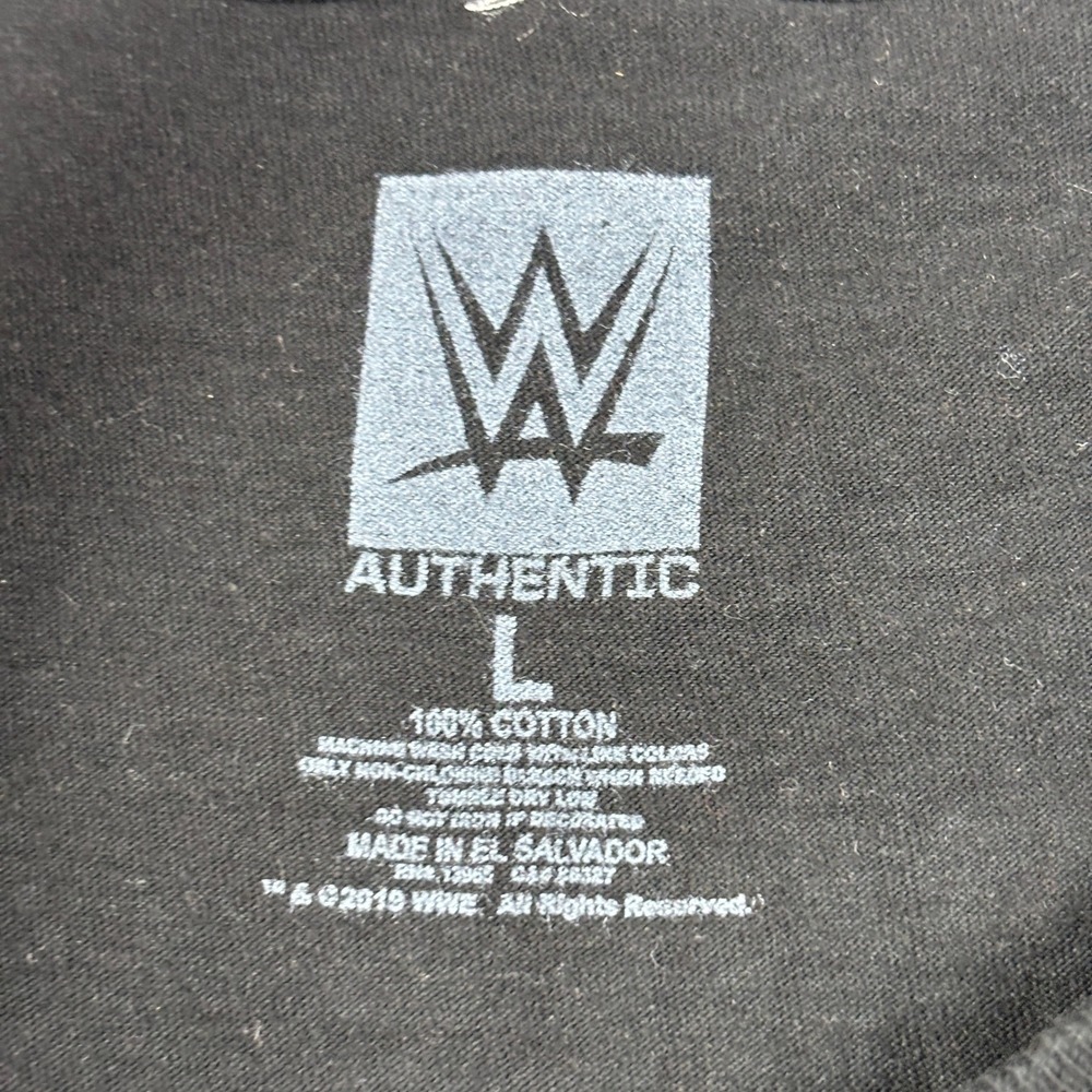WWE Authentic Undisputed Era Shock The System Black Graphic T-Shirt Mens Large - Picture 4 of 7